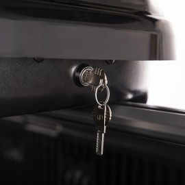 Menabo - Μπαγκαζιέρα Οροφής Diamond 450 Black σε Μαύρο Χρώμα με Γυαλιστερή Υφή - 1 τεμ. (8150/MB) 450 Λίτρα americat.gr