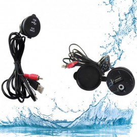 HASDA ΚΑΛΩΔΙΟ ΑΝΤΑΠΤΟΡΑΣ RCA/USB ΓΙΑ AUX IN/USB 200 cm (ΑΔΙΑΒΡΟΧΟ) Hasda Marine Ηχεία - Ραδιόφωνα americat.gr