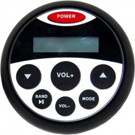 HASDA MP3 PLAYER 89mm - 12V - 4X25W ΜΕ ΡΑΔΙΟΦΩΝΟ / USB / BLUETOOTH (ΑΔΙΑΒΡΟΧΟ/ΣΤΡΟΓΓΥΛΟ/ΜΑΥΡΟ) Hasda Marine Ηχεία - Ραδιόφωνα americat.gr