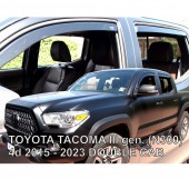 ΑΝΕΜΟΘΡΑΥΣΤΕΣ ΓΙΑ TOYOTA TACOMA N300 4D DOUBLE CAB 2015-2023 ΣΕΤ ΑΥΤΟΚΙΝΗΤΟΥ ΑΠΟ ΕΥΚΑΜΠΤΟ ΦΙΜΕ ΠΛΑΣΤΙΚΟ HEKO - 4 ΤΕΜ ΑΝΕΜΟΘΡΑΥΣΤΕΣ americat.gr