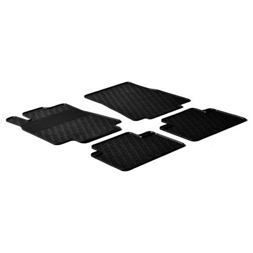 LAMPA - ΠΑΤΑΚΙΑ ΑΥΤΟΚΙΝΗΤΟΥ ΑΠΟ ΛΑΣΤΙΧΟ ΓΙΑ MERCEDES A CLASS W169 3D / 5D 09/2004-2012 / MERCEDES B CLASS W245 05/2005-09/2011 ΣΕ ΜΑΥΡΟ ΧΡΩΜΑ ME ΚΟΥΜΠΩΜΑΤΑ - 4 ΤΕΜ.