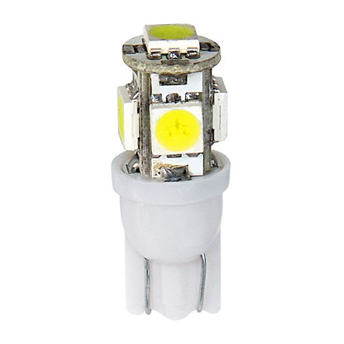 T10 W5W 12V W2,1x9,5d 28lm HYPER-LED15 ΛΕΥΚΟ ΔΙΑΘΛΑΣΗΣ 5SMDx3chips ΔΙΠΛΗΣ ΠΟΛΙΚΟΤΗΤΑΣ BLISTER 2ΤΕΜ.