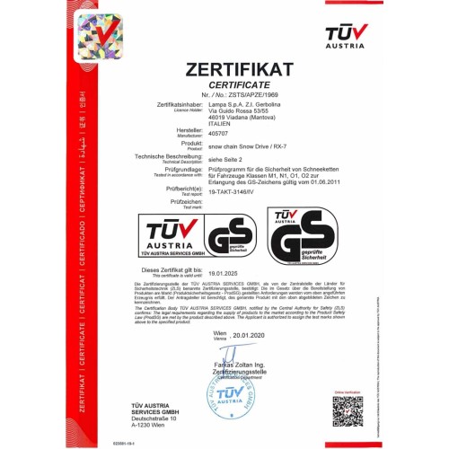 ΑΛΥΣΙΔΕΣ ΧΙΟΝΙΟΥ RX-7 7MM GR10 LAMPA - 2 ΤΕΜ.