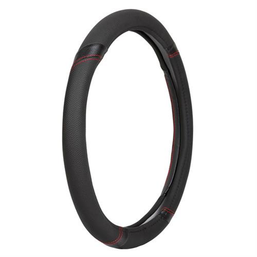 Lampa Κάλυμμα Τιμονιού Αυτοκινήτου GT-Sport Premium 35-37εκ. Άοσμο λαβές με δερματίνη αντοχής Συνθετικό Μαύρο με Κόκκινη Ραφή 1-τεμ. (L3313.2)