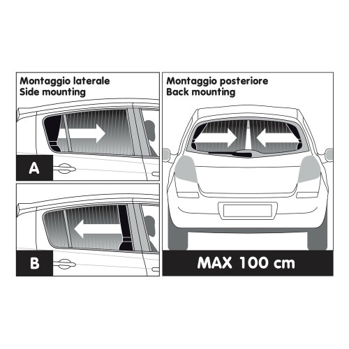 ΚΟΥΡΤΙΝΑΚΙΑ ΠΛΑΙΝΑ LIMOUSINE (S) 32/37x60cm 2ΤΕΜ.