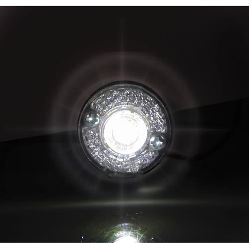 Φώτα Ογκου Φορτηγού 24V 1 Led 2τεμ Λευκά F-12