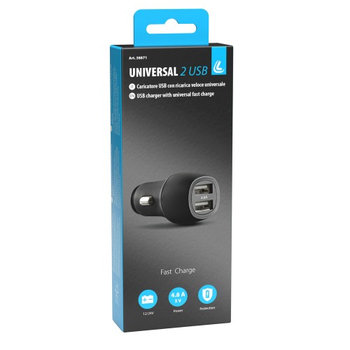 ΑΝΤΑΠΤΟΡΑΣ ΑΝΑΠΤΗΡΑ 12/24V ΜΕ 2 USB 4800mA FAST CHARGER