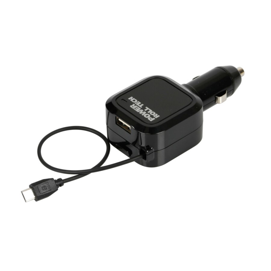 ΑΝΤΑΠΤΟΡΑΣ ΑΝΑΠΤΗΡΑ 12/24V ΜΕ 1 USB ΚΑΙ ΚΑΛΩΔΙΟ ΦΟΡΤΙΣΗΣ MICRO USB 90cm 3100mA FAST CHARGER