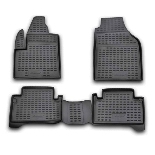 Novline – Πατάκια Σκαφάκια για Ford Transit Tourneo Connect 06/2002 > 10/2013 5πορτο / MiniVan / Επαγγελματικό για αντοχή καθημερινής χρήσης από TPE λάστιχο – 1 Σετ (1571892G/NV)