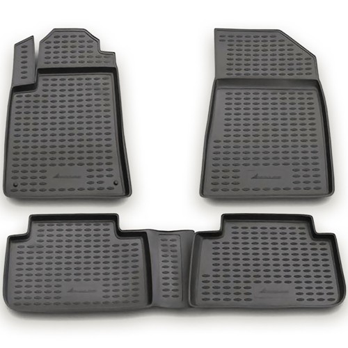 ΠΑΤΑΚΙΑ ΣΕ ΣΚΑΦΗ TPE ΛΑΣΤΙΧΟ ΓΙΑ CITROEN C5 03/2001-04/2008  ΣΕ ΑΝΘΡΑΚΙ ΣΚΟΥΡΟ ΓΚΡΙ ΧΡΩΜΑ NOVLINE - 4 ΤΕΜ.