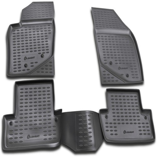 ΠΑΤΑΚΙΑ ΣΕ ΣΚΑΦΗ TPE ΛΑΣΤΙΧΟ ΓΙΑ VOLVO S60 10/2000-08/2010  ΣΕ ΑΝΘΡΑΚΙ ΣΚΟΥΡΟ ΓΚΡΙ ΧΡΩΜΑ NOVLINE - 4 ΤΕΜ.