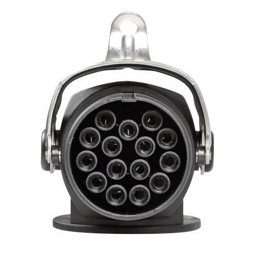 ΑΝΤΑΠΤΟΡΑΣ ΦΟΡΤΗΓΟΥ 24V - ISO 12098 - 15 ΠΟΛΩΝ (ΜΕ ΣΠΥΡΑΛ ΚΑΛΩΔΙΟ 4.5m)