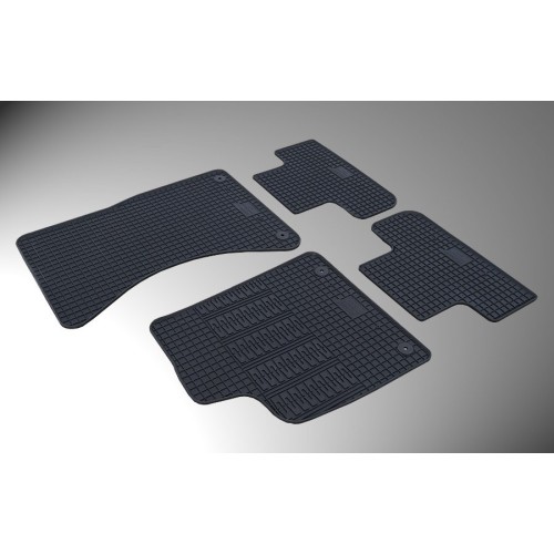 Cik - ΠΑΤΑΚΙΑ ΑΥΤΟΚΙΝΗΤΟΥ ΑΠΟ ΛΑΣΤΙΧΟ ΓΙΑ AUDI Q5 2008-2017 ΣΕ ΜΑΥΡΟ ΧΡΩΜΑ ΜΕ ΚΟΥΜΠΩΜΑΤΑ - 4 ΤΕΜ. (RM.AU.0005/CK)