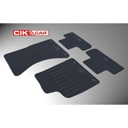 Cik - ΠΑΤΑΚΙΑ ΑΥΤΟΚΙΝΗΤΟΥ ΑΠΟ ΛΑΣΤΙΧΟ ΓΙΑ AUDI Q5 2008-2017 ΣΕ ΜΑΥΡΟ ΧΡΩΜΑ ΜΕ ΚΟΥΜΠΩΜΑΤΑ - 4 ΤΕΜ. (RM.AU.0005/CK)