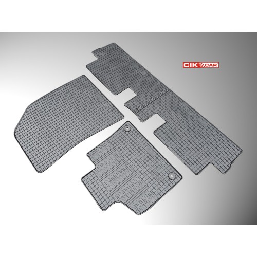 Cik - ΠΑΤΑΚΙΑ ΑΥΤΟΚΙΝΗΤΟΥ ΑΠΟ ΛΑΣΤΙΧΟ ΓΙΑ CITROEN C4 PICASSO 5D 2014-2018 ΣΕ ΜΑΥΡΟ ΧΡΩΜΑ ΜΕ ΚΟΥΜΠΩΜΑΤΑ - 4 ΤΕΜ. (RM.CI.0006/CK)