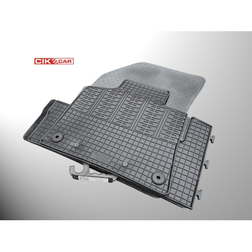 Cik - ΠΑΤΑΚΙΑ ΑΥΤΟΚΙΝΗΤΟΥ ΑΠΟ ΛΑΣΤΙΧΟ ΓΙΑ CITROEN C4 PICASSO 5D 2014-2018 ΣΕ ΜΑΥΡΟ ΧΡΩΜΑ ΜΕ ΚΟΥΜΠΩΜΑΤΑ - 4 ΤΕΜ. (RM.CI.0006/CK)