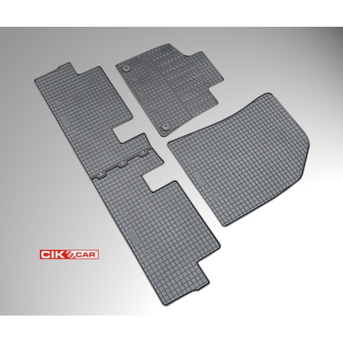 Cik - ΠΑΤΑΚΙΑ ΑΥΤΟΚΙΝΗΤΟΥ ΑΠΟ ΛΑΣΤΙΧΟ ΓΙΑ CITROEN C4 PICASSO 5D 2014-2018 ΣΕ ΜΑΥΡΟ ΧΡΩΜΑ ΜΕ ΚΟΥΜΠΩΜΑΤΑ - 4 ΤΕΜ. (RM.CI.0006/CK)