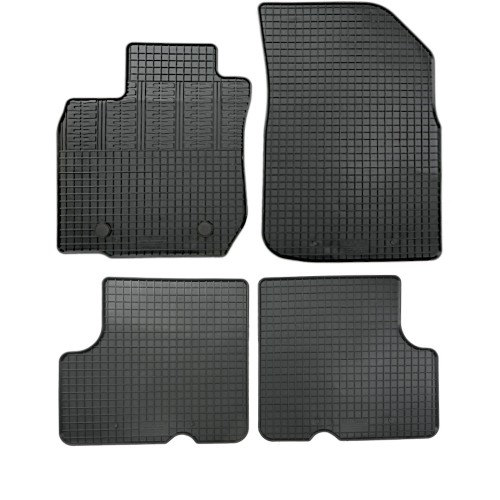 Cik - ΠΑΤΑΚΙΑ ΑΥΤΟΚΙΝΗΤΟΥ ΑΠΟ ΛΑΣΤΙΧΟ ΓΙΑ DACIA DUSTER 2X4 2010-2018 ΣΕ ΜΑΥΡΟ ΧΡΩΜΑ ΜΕ ΚΟΥΜΠΩΜΑΤΑ - 4 ΤΕΜ. (RM.DAC.0004/CK)