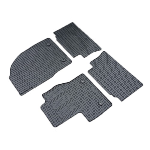 Cik - ΠΑΤΑΚΙΑ ΑΥΤΟΚΙΝΗΤΟΥ ΑΠΟ ΛΑΣΤΙΧΟ ΓΙΑ FORD KUGA 2015-2019 ΣΕ ΜΑΥΡΟ ΧΡΩΜΑ ΜΕ ΚΟΥΜΠΩΜΑΤΑ - 4 ΤΕΜ. (RM.FO.0020/CK)