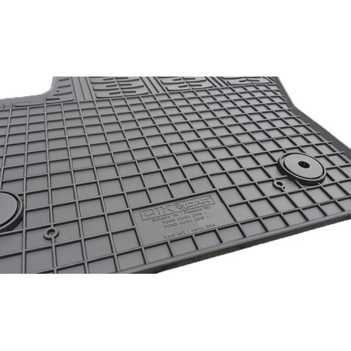 Cik - ΠΑΤΑΚΙΑ ΑΥΤΟΚΙΝΗΤΟΥ ΑΠΟ ΛΑΣΤΙΧΟ ΓΙΑ FORD KUGA 2015-2019 ΣΕ ΜΑΥΡΟ ΧΡΩΜΑ ΜΕ ΚΟΥΜΠΩΜΑΤΑ - 4 ΤΕΜ. (RM.FO.0020/CK)