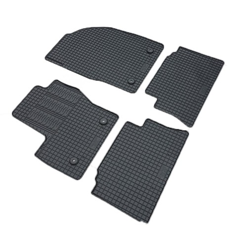 Cik - ΠΑΤΑΚΙΑ ΑΥΤΟΚΙΝΗΤΟΥ ΑΠΟ ΛΑΣΤΙΧΟ ΓΙΑ FORD KUGA 2015-2019 ΣΕ ΜΑΥΡΟ ΧΡΩΜΑ ΜΕ ΚΟΥΜΠΩΜΑΤΑ - 4 ΤΕΜ. (RM.FO.0020/CK)