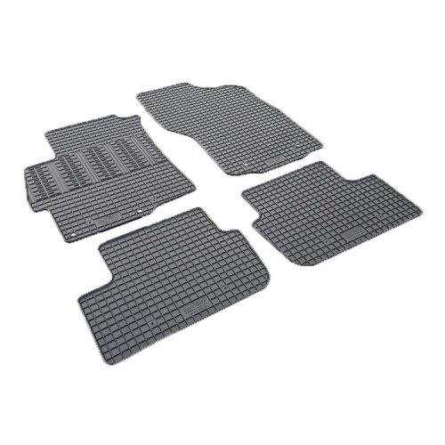 Cik - ΠΑΤΑΚΙΑ ΑΥΤΟΚΙΝΗΤΟΥ ΑΠΟ ΛΑΣΤΙΧΟ ΓΙΑ MITSUBISHI LANCER 2008-2017 ΣΕ ΜΑΥΡΟ ΧΡΩΜΑ ΜΕ ΚΟΥΜΠΩΜΑΤΑ - 4 ΤΕΜ. (RM.MI.0004/CK)
