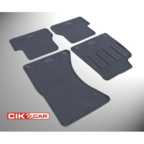 Cik - ΠΑΤΑΚΙΑ ΑΥΤΟΚΙΝΗΤΟΥ ΑΠΟ ΛΑΣΤΙΧΟ ΓΙΑ AUDI A6 2011-2018 / A7 2010-2018 ΣΕ ΜΑΥΡΟ ΧΡΩΜΑ ΜΕ ΚΟΥΜΠΩΜΑΤΑ - 4 ΤΕΜ. (RM.AU.0004/CK)