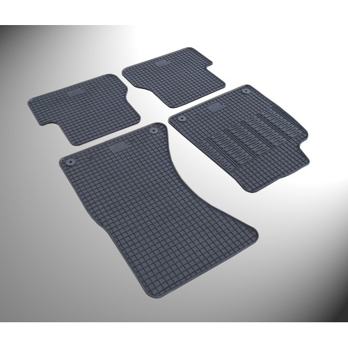 Cik - ΠΑΤΑΚΙΑ ΑΥΤΟΚΙΝΗΤΟΥ ΑΠΟ ΛΑΣΤΙΧΟ ΓΙΑ AUDI A6 2011-2018 / A7 2010-2018 ΣΕ ΜΑΥΡΟ ΧΡΩΜΑ ΜΕ ΚΟΥΜΠΩΜΑΤΑ - 4 ΤΕΜ. (RM.AU.0004/CK)