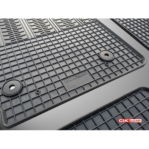 Cik - ΠΑΤΑΚΙΑ ΑΥΤΟΚΙΝΗΤΟΥ ΑΠΟ ΛΑΣΤΙΧΟ ΓΙΑ CITROEN C4 CACTUS 2014-10/2020 ΣΕ ΜΑΥΡΟ ΧΡΩΜΑ ΜΕ ΚΟΥΜΠΩΜΑΤΑ - 4 ΤΕΜ. (RM.CI.0003/CK)