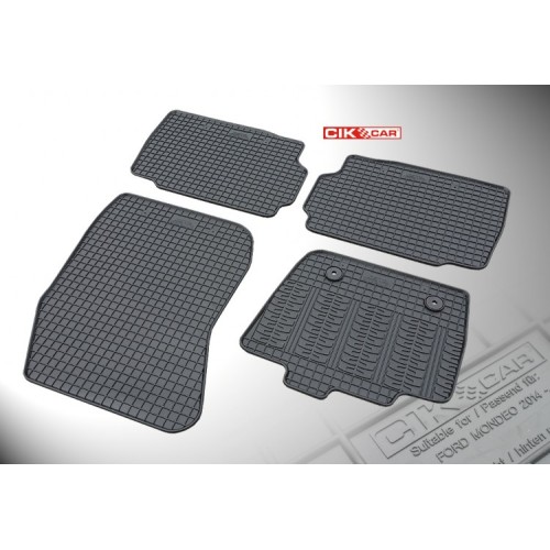 Cik - ΠΑΤΑΚΙΑ ΑΥΤΟΚΙΝΗΤΟΥ ΑΠΟ ΛΑΣΤΙΧΟ ΓΙΑ FORD MONDEO 2014+ (ΜΕ ΚΟΥΜΠΩΜΑΤΑ) - 4 ΤΕΜ. (RM.FO.0014/CK)