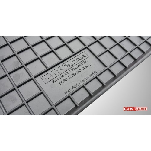 Cik - ΠΑΤΑΚΙΑ ΑΥΤΟΚΙΝΗΤΟΥ ΑΠΟ ΛΑΣΤΙΧΟ ΓΙΑ FORD MONDEO 2014+ (ΜΕ ΚΟΥΜΠΩΜΑΤΑ) - 4 ΤΕΜ. (RM.FO.0014/CK)