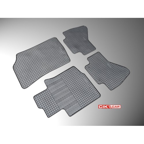 Cik - ΠΑΤΑΚΙΑ ΑΥΤΟΚΙΝΗΤΟΥ ΑΠΟ ΛΑΣΤΙΧΟ ΓΙΑ CITROEN C1 / PEUGEOT 107 / TOYOTA AYGO 2005-2014 ΣΕ ΜΑΥΡΟ ΧΡΩΜΑ ΧΩΡΙΣ ΚΟΥΜΠΩΜΑΤΑ - 4 ΤΕΜ. (RM.CI.0004/CK)