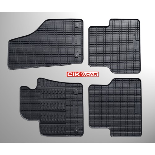 Cik - ΠΑΤΑΚΙΑ ΑΥΤΟΚΙΝΗΤΟΥ ΑΠΟ ΛΑΣΤΙΧΟ ΓΙΑ AUDI Q3 2011-2018 ΣΕ ΜΑΥΡΟ ΧΡΩΜΑ ΜΕ ΚΟΥΜΠΩΜΑΤΑ - 4 ΤΕΜ. (RM.AU.0002/CK)