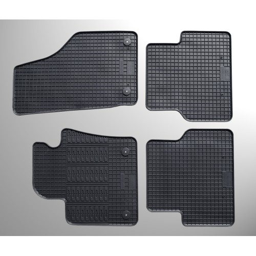 Cik - ΠΑΤΑΚΙΑ ΑΥΤΟΚΙΝΗΤΟΥ ΑΠΟ ΛΑΣΤΙΧΟ ΓΙΑ AUDI Q3 2011-2018 ΣΕ ΜΑΥΡΟ ΧΡΩΜΑ ΜΕ ΚΟΥΜΠΩΜΑΤΑ - 4 ΤΕΜ. (RM.AU.0002/CK)