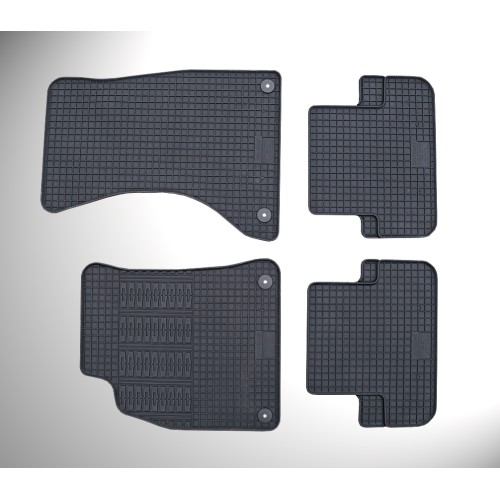 Cik - ΠΑΤΑΚΙΑ ΑΥΤΟΚΙΝΗΤΟΥ ΑΠΟ ΛΑΣΤΙΧΟ ΓΙΑ AUDI A4 2008-2012 / A5 2007-2015 / S5 2007-2015 ΣΕ ΜΑΥΡΟ ΧΡΩΜΑ ΜΕ ΚΟΥΜΠΩΜΑΤΑ - 4 ΤΕΜ. (RM.AU.0003/CK)