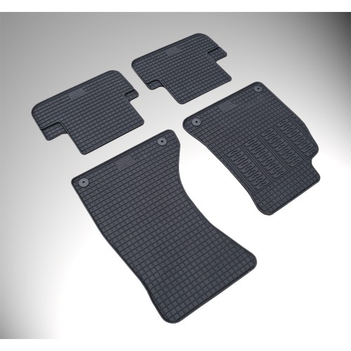 Cik - ΠΑΤΑΚΙΑ ΑΥΤΟΚΙΝΗΤΟΥ ΑΠΟ ΛΑΣΤΙΧΟ ΓΙΑ AUDI A4 2008-2012 / A5 2007-2015 / S5 2007-2015 ΣΕ ΜΑΥΡΟ ΧΡΩΜΑ ΜΕ ΚΟΥΜΠΩΜΑΤΑ - 4 ΤΕΜ. (RM.AU.0003/CK)