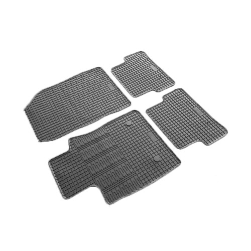 Cik - ΠΑΤΑΚΙΑ ΑΥΤΟΚΙΝΗΤΟΥ ΑΠΟ ΛΑΣΤΙΧΟ ΓΙΑ RENAULT CLIO 2012-2019 / CAPTUR 2013-2019 ΣΕ ΜΑΥΡΟ ΧΡΩΜΑ ΜΕ ΚΟΥΜΠΩΜΑΤΑ - 4 ΤΕΜ. (RM.RE.0002/CK)
