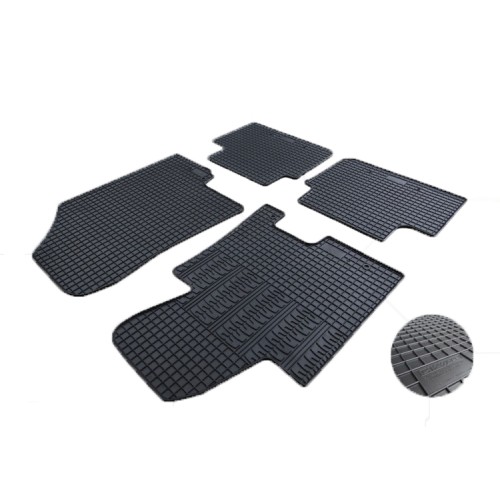 Cik - ΠΑΤΑΚΙΑ ΑΥΤΟΚΙΝΗΤΟΥ ΑΠΟ ΛΑΣΤΙΧΟ ΓΙΑ HYUNDAI i30 2012-2017 / KIA CEED 2012-2018 ΣΕ ΜΑΥΡΟ ΧΡΩΜΑ ΜΕ ΚΟΥΜΠΩΜΑΤΑ - 4 ΤΕΜ. (RM.HY.0003/CK)