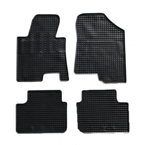 Cik - ΠΑΤΑΚΙΑ ΑΥΤΟΚΙΝΗΤΟΥ ΑΠΟ ΛΑΣΤΙΧΟ ΓΙΑ HYUNDAI i30 2012-2017 / KIA CEED 2012-2018 ΣΕ ΜΑΥΡΟ ΧΡΩΜΑ ΜΕ ΚΟΥΜΠΩΜΑΤΑ - 4 ΤΕΜ. (RM.HY.0003/CK)