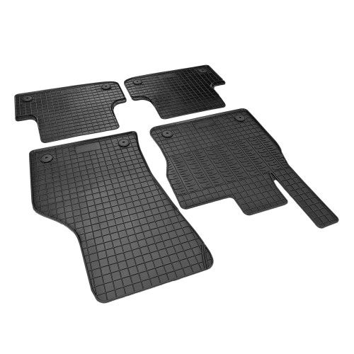 Cik - ΠΑΤΑΚΙΑ ΑΥΤΟΚΙΝΗΤΟΥ ΑΠΟ ΛΑΣΤΙΧΟ ΓΙΑ AUDI A3 2012-2020 / SEAT LEON 2013-2017 / VW GOLF 7 2012-2020 ΣΕ ΜΑΥΡΟ ΧΡΩΜΑ ΜΕ ΚΟΥΜΠΩΜΑΤΑ - 4 ΤΕΜ. (RM.AU.0001/CK)