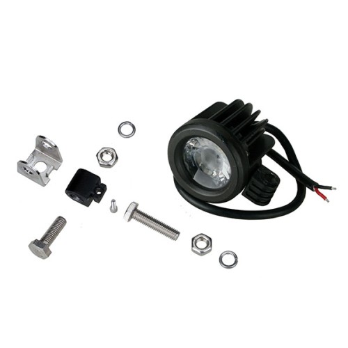 M-Tech - Προβολέας Εργασίας Working Lamp Flood 10-32V 10W 800lm CREE LED Στρογγυλός 57x57x57 mm - 1 Τεμ. (WLC22/MT)
