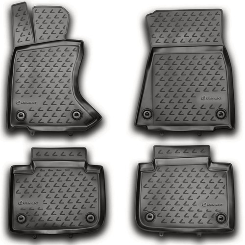 ΠΑΤΑΚΙΑ ΣΕ ΣΚΑΦΗ TPE ΛΑΣΤΙΧΟ ΓΙΑ LEXUS GS350 2012+  ΣΕ ΑΝΘΡΑΚΙ ΣΚΟΥΡΟ ΓΚΡΙ ΧΡΩΜΑ NOVLINE - 4 ΤΕΜ.