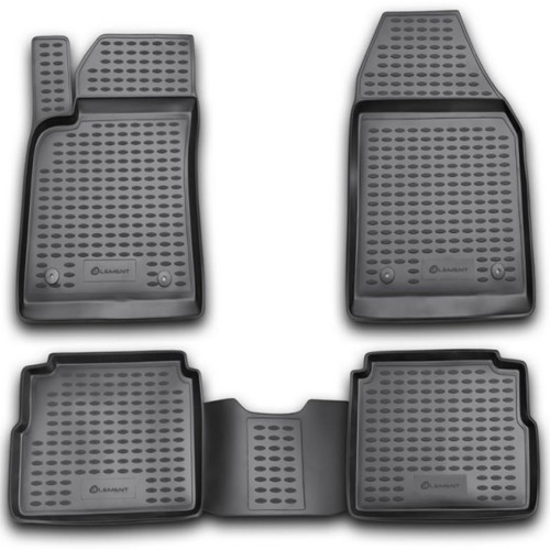 ΠΑΤΑΚΙΑ ΣΕ ΣΚΑΦΗ TPE ΛΑΣΤΙΧΟ ΓΙΑ OPEL VECTRA C SW 2003-2008  ΣΕ ΑΝΘΡΑΚΙ ΣΚΟΥΡΟ ΓΚΡΙ ΧΡΩΜΑ NOVLINE - 4 ΤΕΜ.
