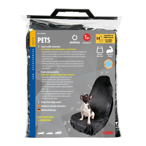 ΚΑΛΥΜΜΑ ΚΑΘΙΣΜΑΤΟΣ PETS ΦΟΡΕΤΟ ΑΔΙΑΒΡΟΧΟ ΜΑΥΡΟ 1ΤΕΜ.