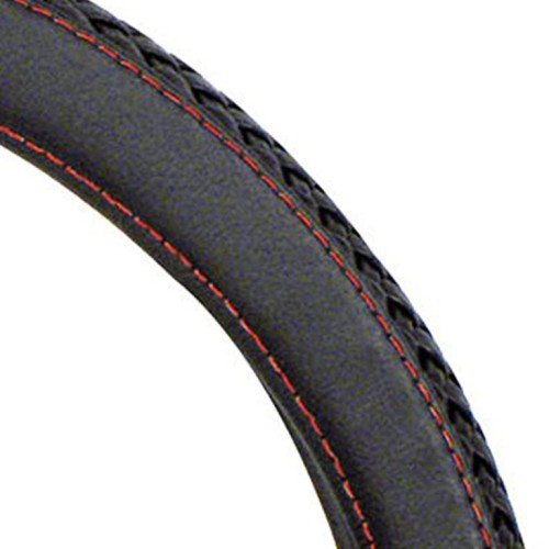 ΚΑΛΥΜΜΑ ΤΙΜΟΝΙΟΥ MARANELLO 37/43 cm (ΜΑΥΡΟ/ΚΟΚΚΙΝΗ ΡΑΦΗ/ΠΛΕΚΤΗ ΥΦΗ)