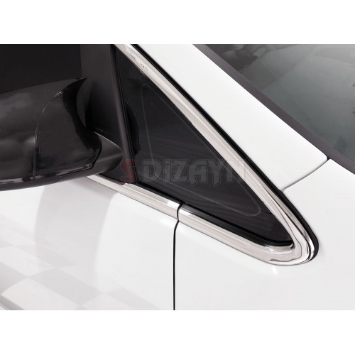 TRIM  ΠΑΡΑΘΥΡΩΝ ΑΥΤΟΚΟΛΛΗΤΑ ΧΡΩΜΙΟΥ 12ΤΕΜ. ΓΙΑ OPEL ASTRA J 4D 2012+