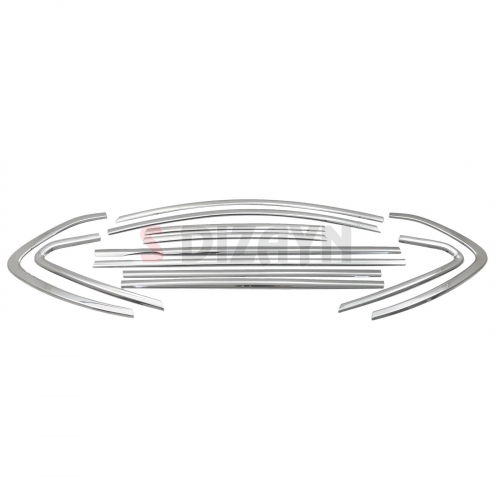TRIM  ΠΑΡΑΘΥΡΩΝ ΑΥΤΟΚΟΛΛΗΤΑ ΧΡΩΜΙΟΥ 12ΤΕΜ. ΓΙΑ OPEL ASTRA J 4D 2012+