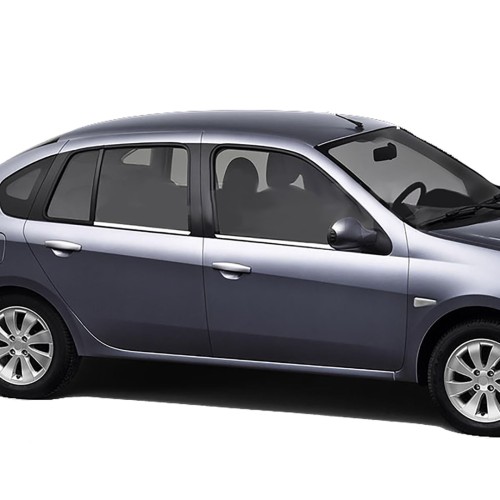 TRIM  ΠΑΡΑΘΥΡΩΝ ΑΥΤΟΚΟΛΛΗΤΑ ΧΡΩΜΙΟΥ 4ΤΕΜ. ΓΙΑ RENAULT CLIO SYMBOL 4D 2009-2013