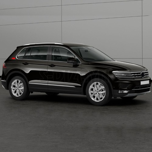 TRIM  ΠΑΡΑΘΥΡΩΝ (ΑΥΤΟΚΟΛΛΗΤΑ/ΧΡΩΜΙΟ) - 12 ΤΕΜ. ΓΙΑ VW TIGUAN 5D 2016+
