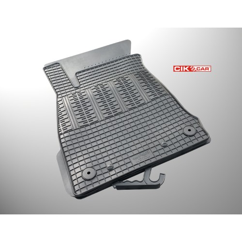 Cik - ΠΑΤΑΚΙΑ ΑΥΤΟΚΙΝΗΤΟΥ ΑΠΟ ΛΑΣΤΙΧΟ ΓΙΑ AUDI A4 B9 2015+ / A5 B9 2016+ ΣΕ ΜΑΥΡΟ ΧΡΩΜΑ ΜΕ ΚΟΥΜΠΩΜΑΤΑ - 4 ΤΕΜ. (RM.AU.0006/CK)